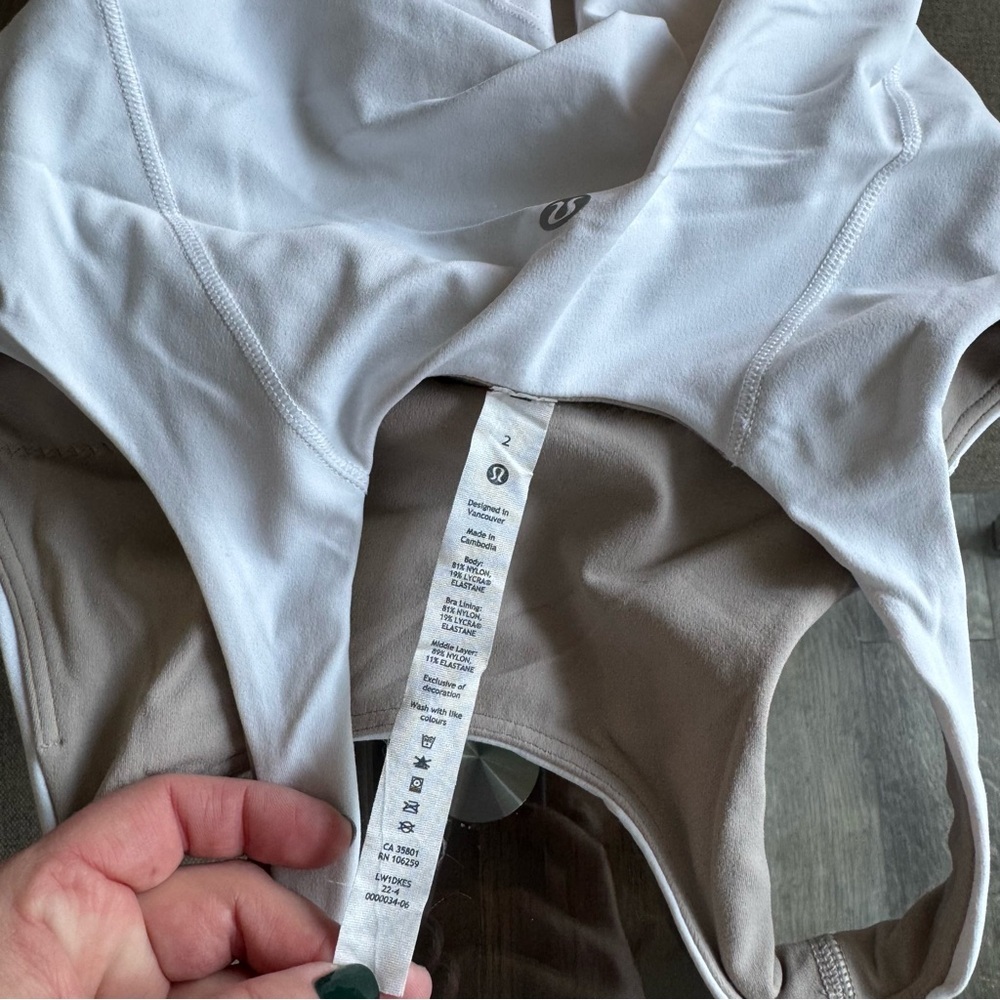 Lululemon ๐ Align High-Neck Tank Top Light Support - White - Picture 11 of 11